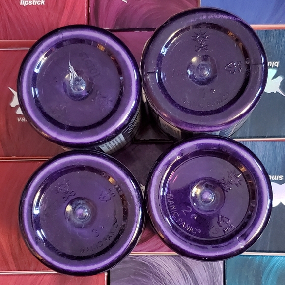Manic PanicPurple Haze Semi Permanent Cream Hair Color Bundle of 4, New - Picture 7 of 8